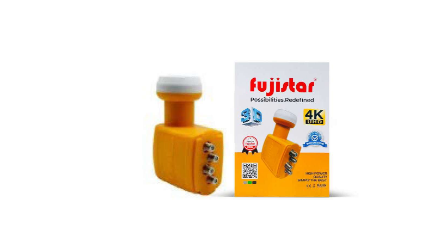 Fujistar UHD 4K UNIVERSAL LNB 4 POINT جودة عالية 3DB. FJ-4100 Du