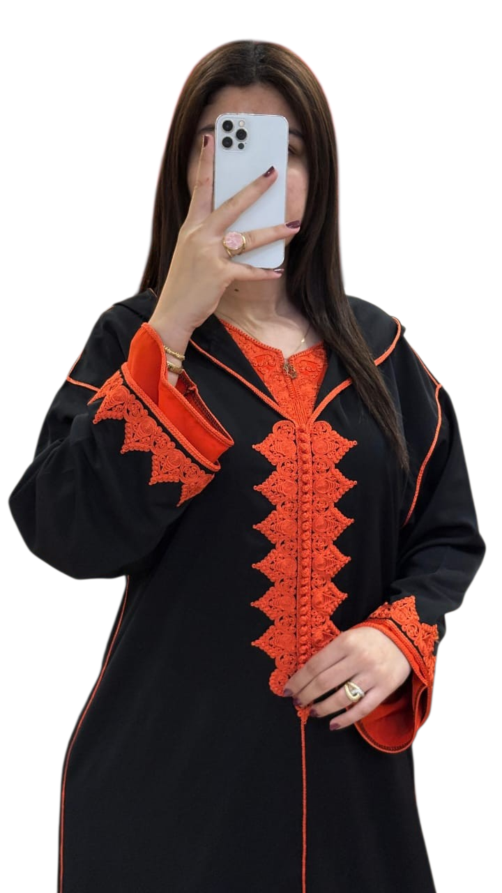 جلابة مغربية مطرزة - ملابس نسائية