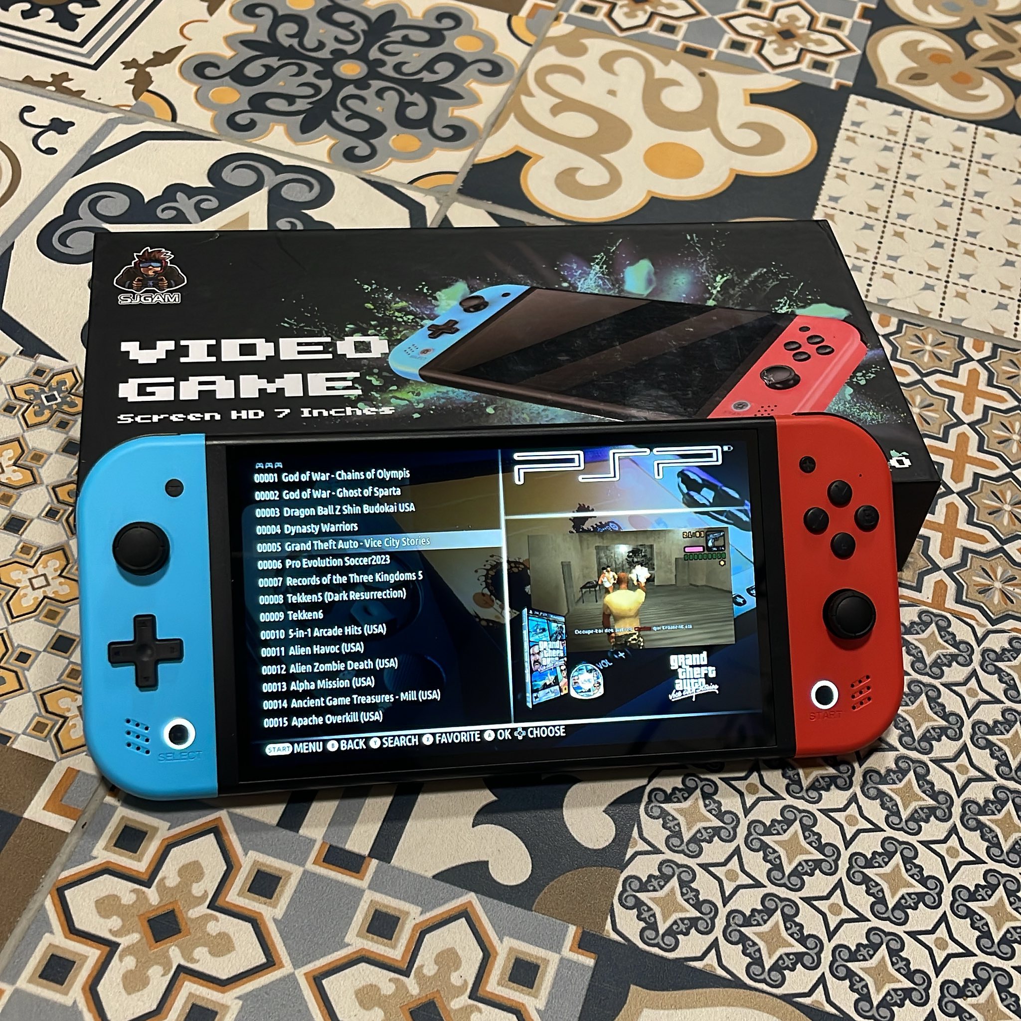 🎮 اول جهاز العاب المحمول SUGAM يحتوي على افخم العاب مثل الجتا و فيفا و جود اوف ويرز و 10 الاف لعبة