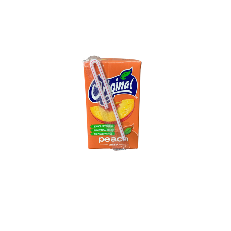 عصير اورجنال كرتون بطعم الخوخ