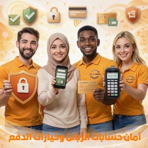 توضيح حول أمان حساباتكم وخيارات الدفع في RezK Shop image